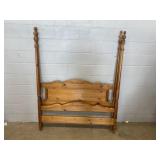 Full Size Wooden Poster Bed