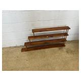 Wooden Stepped Display Rack