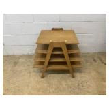 Mid Century 4-tier Tapered Stand