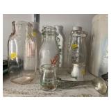 Milk and Creamer Bottles