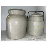 Cowden and Unmarked Storage Crocks