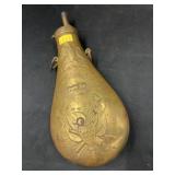 Contemporary Peace Type Powder Flask