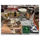 Popcorn Popper, Cutlery, Serving Bowls