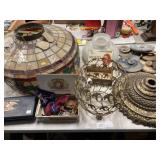 Lamp Shade, Stoneware Lids, Planter