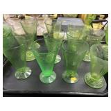 (11) Uranium Pedestal Tumblers