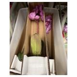 Artificial Flowers, Storage Tote/Lid