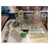 Case Hunting Knife, Milk Bottles, Candy Container