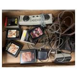 Atari Game Cartridges with Controller