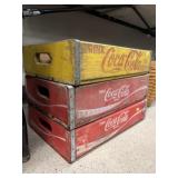 (3) Coca-Cola Beverage Crates