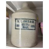 W.H. Jones Stoneware Jug