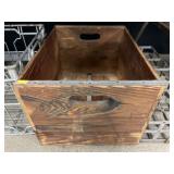 Wooden Milk Crate
