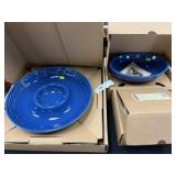 (5) Pieces of Longaberger Pottery