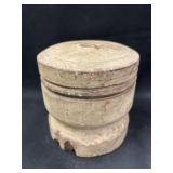 Early Turned Wood Feather Tree Base