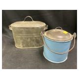 Miniature Enamelware Pail and Wash Boiler