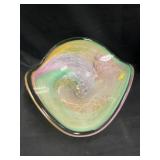 Unsigned Art Glass Center Bowl