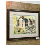 Unsigned Framed Watercolor