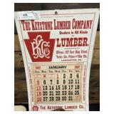 (2) Keystone Lumber 1902 Calendars