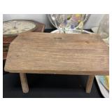 Primitive Wooden Foot Stool