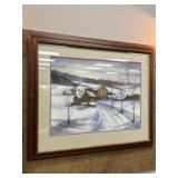 Janet Kovalchick Framed Watercolor