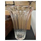 Unsigned Crystal Glass Vase