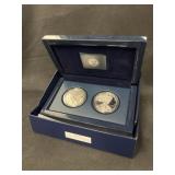 (2) 2016 American Eagle Silver Dollars