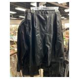 Size Large Leather Jacket with Skirt