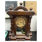 Walnut Case Mantel Clock