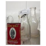 Recovered Lancaster County, PA Milk Bottles, etc.