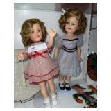 (2) Vintage Shirley Temple Dolls