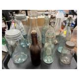 Recovered Embossed Bottles