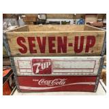 (3) Wooden Beverage Crates