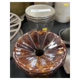 Glass Canister with Spittoon