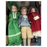 Porcelain and Composition Dolls