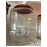 Vintage Glass Countertop Canister
