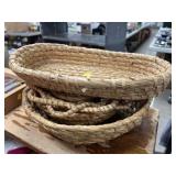 Rye Straw Woven Bowls