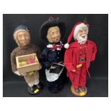 (3) Imported Caroler Figurines