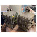 (2) Arts and Crafts Style Porch Lights