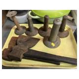 Vintage Hatchets with Hog Scrapers