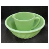 (2) Pieces of Jadeite Fire King