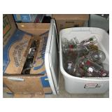 (2) Boxes of Tumblers and Storage Jars