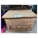 Wicker Covered Storage Box