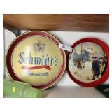 (2) Advertising Brewery Trays