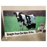 Vinyl Double Sided Wawa Dairy Sign