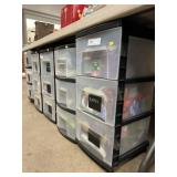 (5) Storage Totes/Lids, Craft Supplies