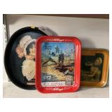 Contemporary and Vintage Advertising Trays
