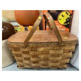 Split Oak Woven Picnic Basket