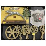 Brass Trivets and Wall Plaques