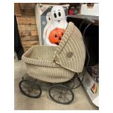 Wicker Doll Stroller
