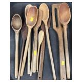 Wooden Kitchen Spoons and Utensils