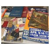 Ephemera, Circus Posters, Postcard Books